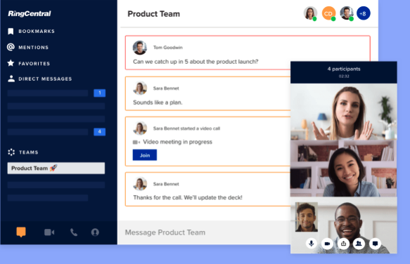 RingCentral vs. Microsoft Teams: Features