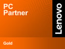 Lenovo Partner Emblem - PC Partner - Gold-png