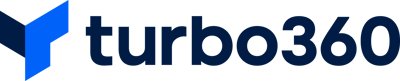Turbo360 - Multicolor - Logo - Dark Text - PNG