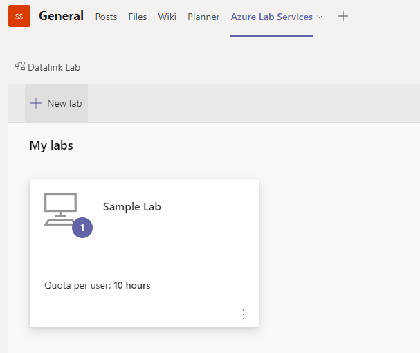 Microsoft Azure Labs and Microsoft Teams Integration Setup